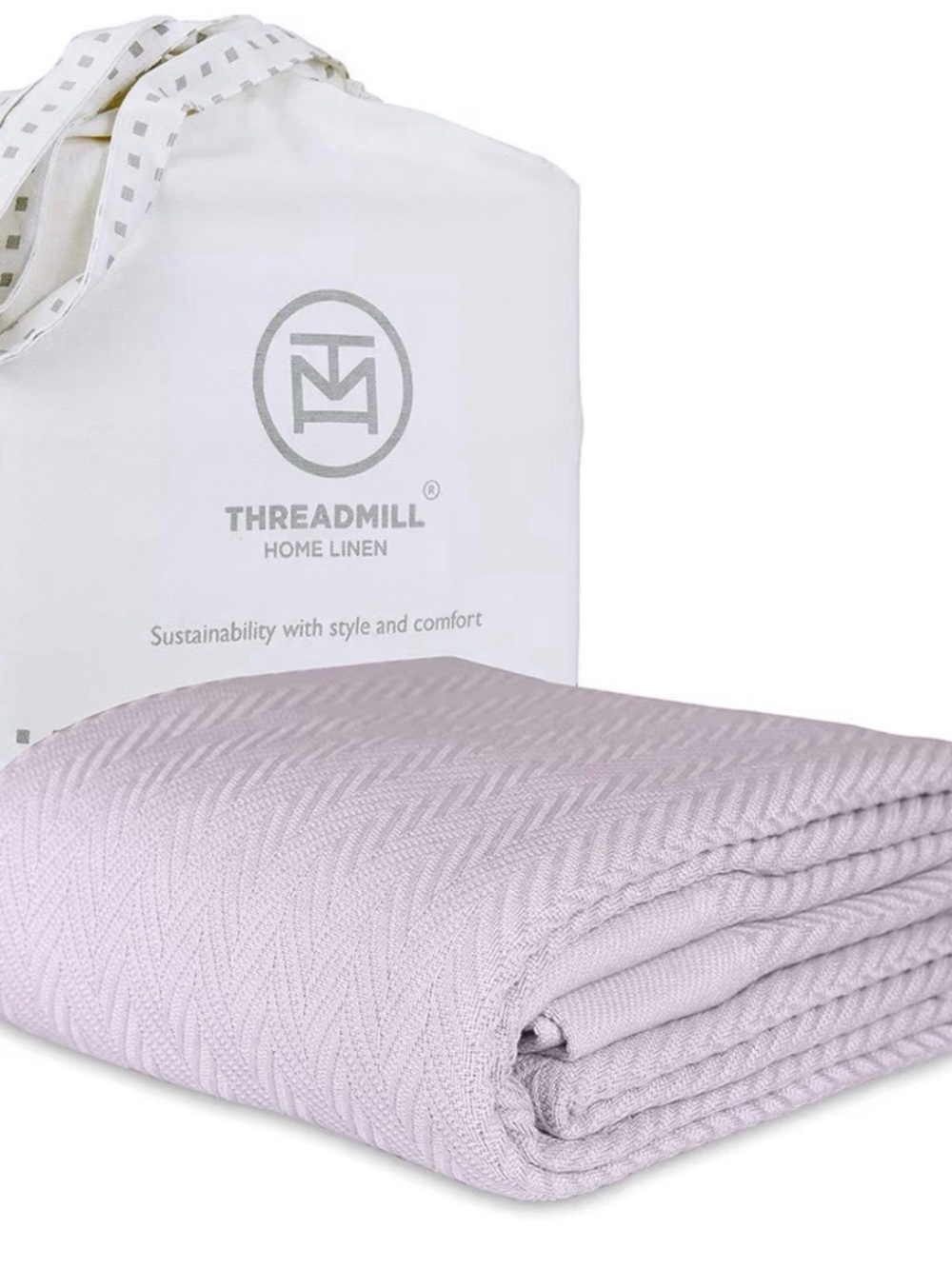 Threadmill Luxury Cotton Blankets for Queen Size Bed